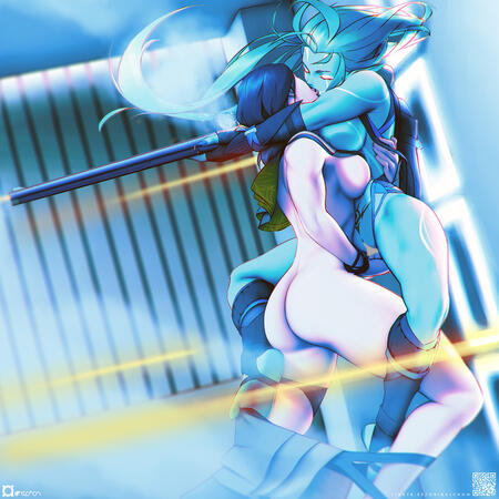 full-body + multiple bodies + background