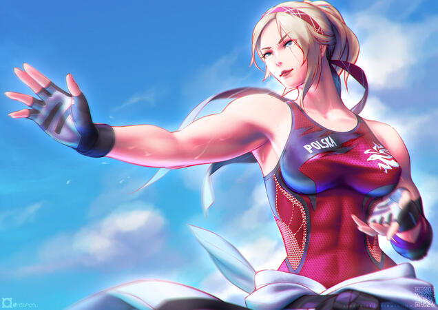 half-body + background